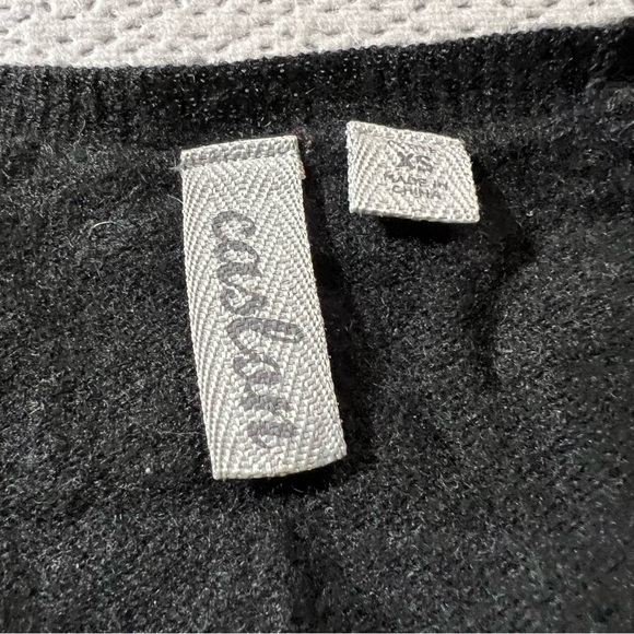 Caslon Women’s 100% Cashmere Classic Button Up Cardigan XSmall EUC - Picture 3 of 5